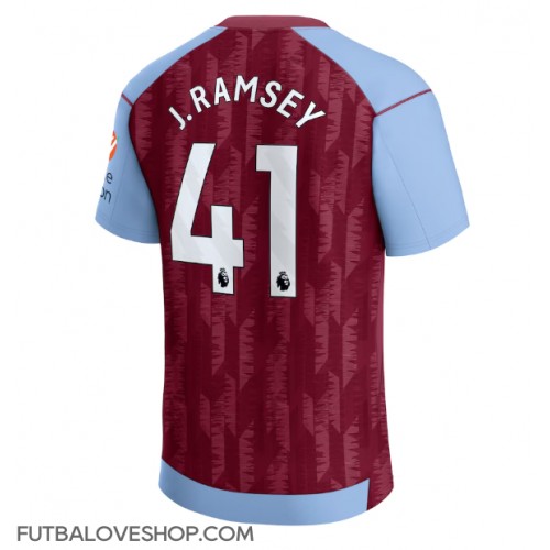 Dres Aston Villa Jacob Ramsey #41 Domáci 2023-24 Krátky Rukáv